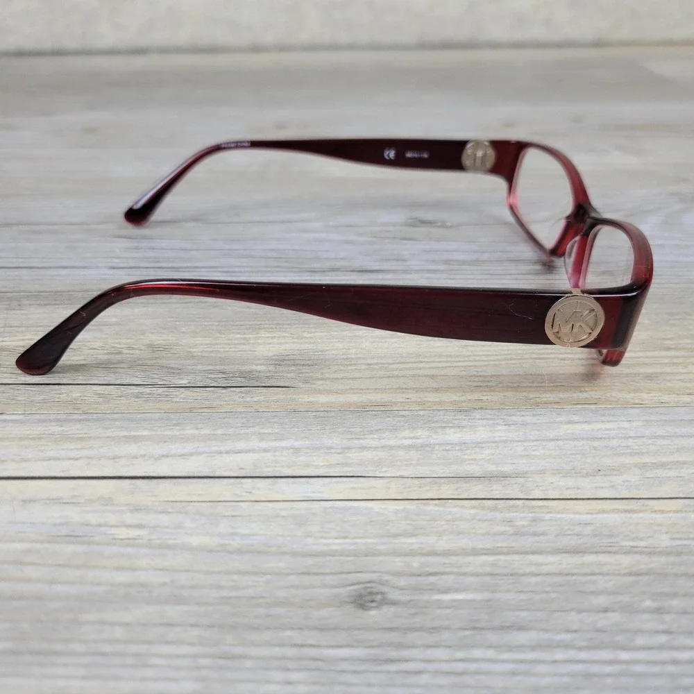 Michael Kors Eyeglasses Frames MK829 Burgundy Rectangular Women 50-16-135